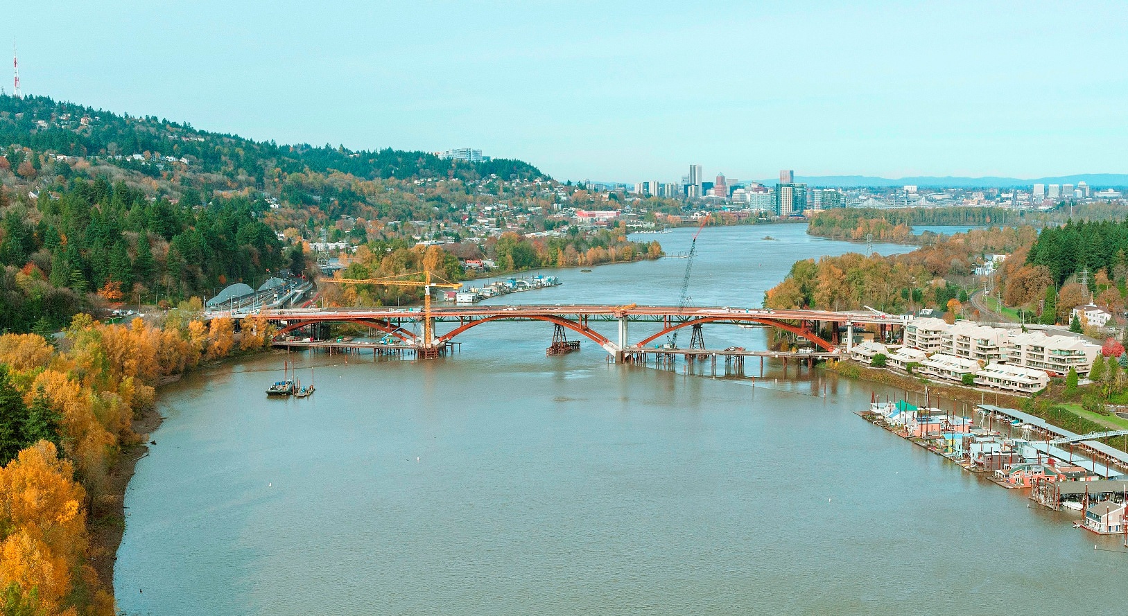 Sellwood Bridge from the south - web