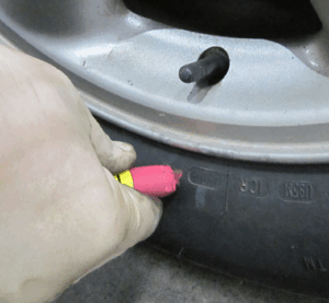 tire-marking