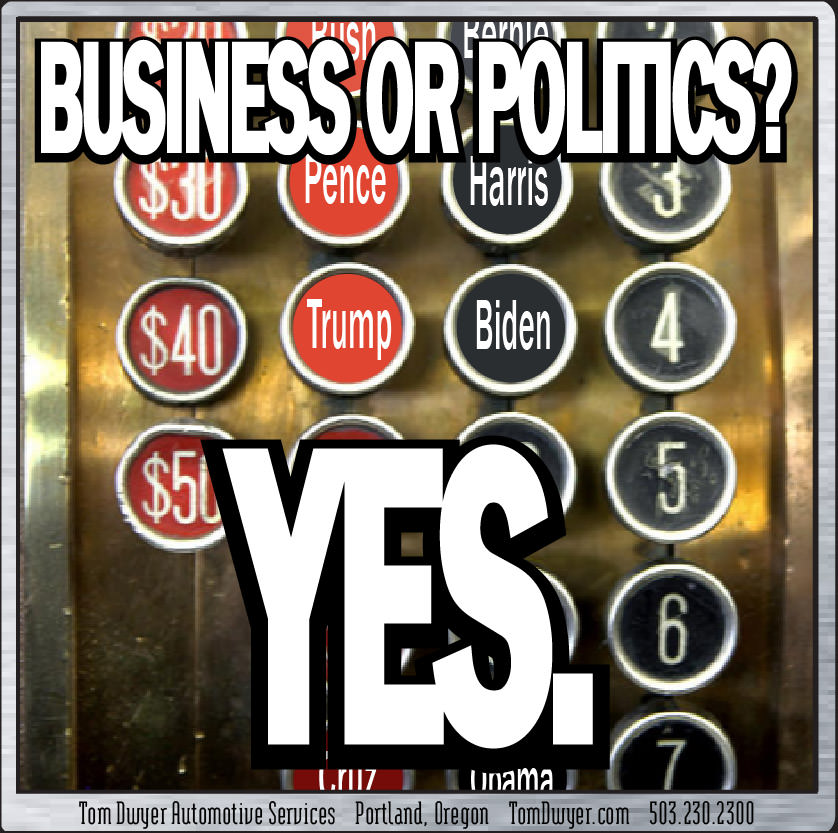 You are currently viewing Business or Politics?  People ask!  Here’s why we loudly say “YES” to both